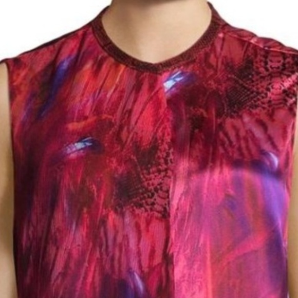 Elie Tahari Faya Silk Sleeveless Top NWT - Picture 5 of 10